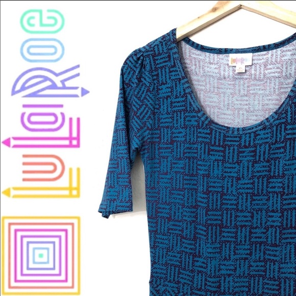 LuLaRoe Geometric Print Nicole Dress - Picture 2 of 5